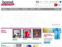 Tablet Screenshot of boreal.com