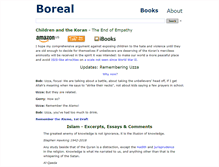 Tablet Screenshot of boreal.ca